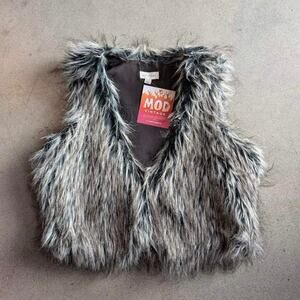 Vintage Y2K Maurices Fur Vest Size L